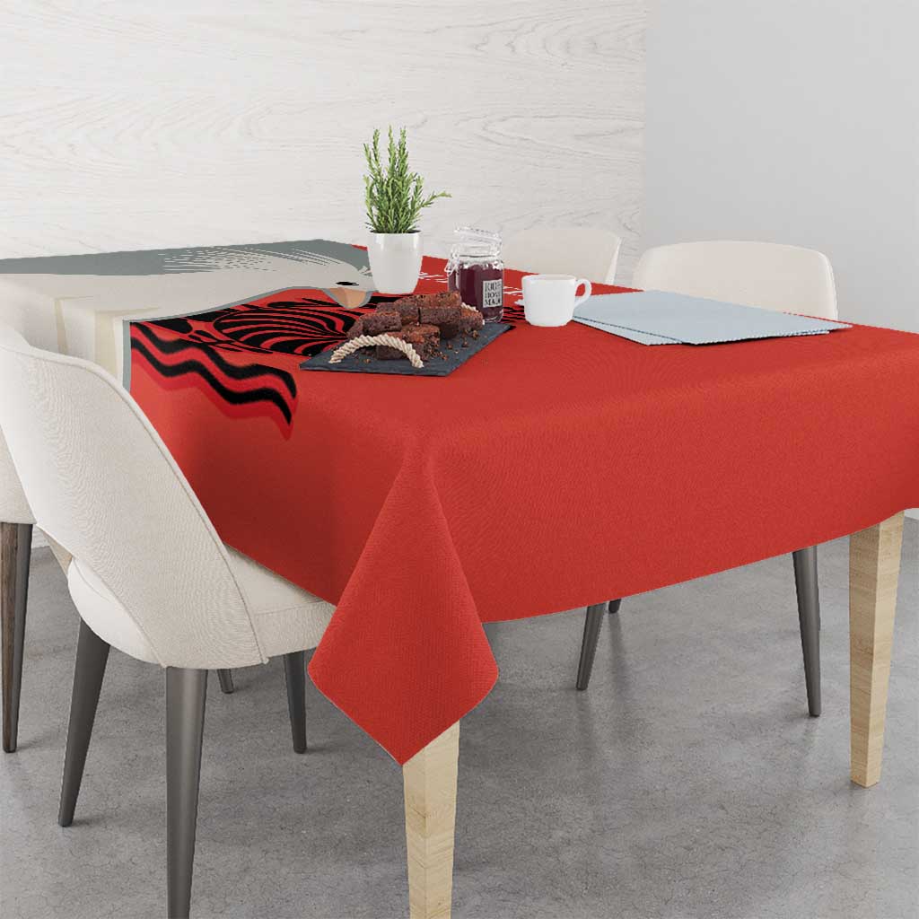 Custom Nouvelle-Caledonie Football Tablecloth Allez Les Cagous Simple Style LT14 - Polynesian Pride