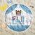 Custom Fiji Tapa Football Beach Blanket Go Bula Boy!