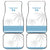 Custom Fiji Tapa Football Car Mats Go Bula Boy!