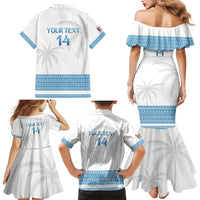 Custom Fiji Tapa Football Family Matching Mermaid Dress and Hawaiian Shirt Go Bula Boy! LT14 - Polynesian Pride