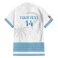 Custom Fiji Tapa Football Family Matching Short Sleeve Bodycon Dress and Hawaiian Shirt Go Bula Boy! LT14 - Polynesian Pride