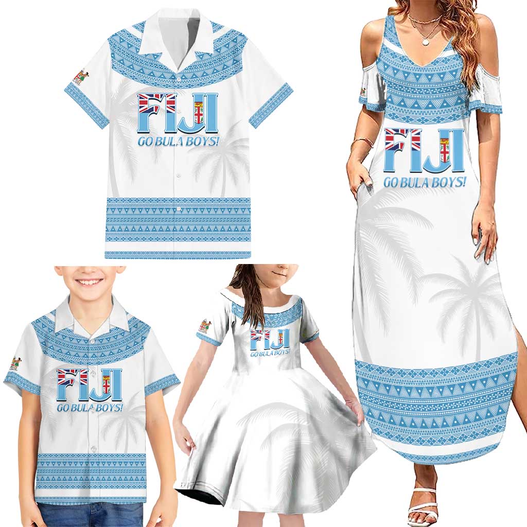 Custom Fiji Tapa Football Family Matching Summer Maxi Dress and Hawaiian Shirt Go Bula Boy! LT14 - Polynesian Pride