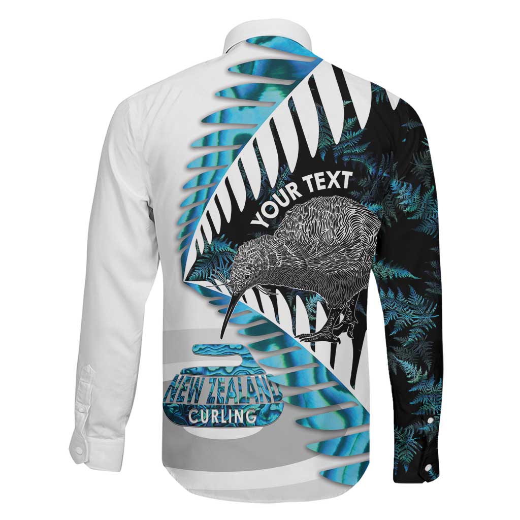 New Zealand Silver Fern Curling Personalised Family Matching Puletasi and Hawaiian Shirt Aotearoa Kiwi Ponga Paua Shell Version LT14 - Polynesian Pride