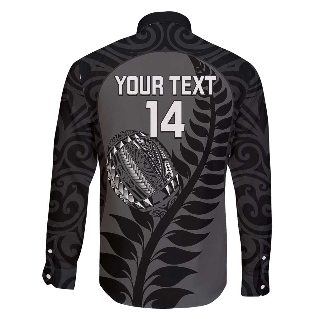 Custom New Zealand Silver Fern Rugby 2025 Family Matching Summer Maxi Dress and Hawaiian Shirt Go Champions Aotearoa Maori Black LT14 - Polynesian Pride