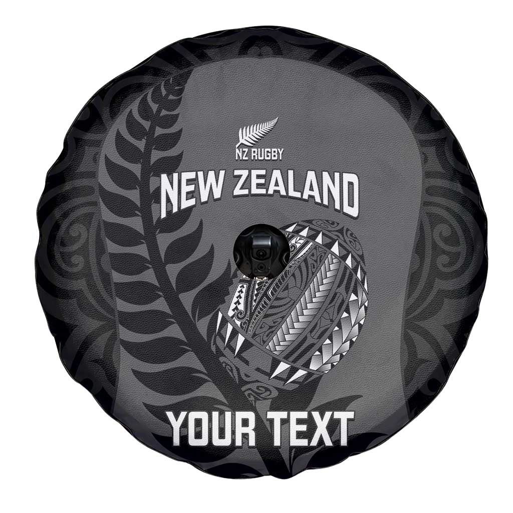 Custom New Zealand Silver Fern Rugby 2025 Spare Tire Cover Go Champions Aotearoa Maori Black LT14 - Polynesian Pride