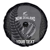 Custom New Zealand Silver Fern Rugby 2025 Spare Tire Cover Go Champions Aotearoa Maori Black LT14 - Polynesian Pride