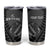 Custom New Zealand Silver Fern Rugby 2025 Tumbler Cup Go Champions Aotearoa Maori Black