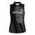 Custom New Zealand Silver Fern Rugby 2025 Women Sleeveless Polo Shirt Go Champions Aotearoa Maori Black