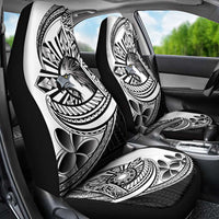 Philippines Eagle Sun Car Seat Cover Filipino Agila Polynesian Tattoo Black Color