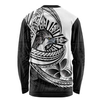 Philippines Eagle Sun Long Sleeve Shirt Filipino Agila Polynesian Tattoo Black Color