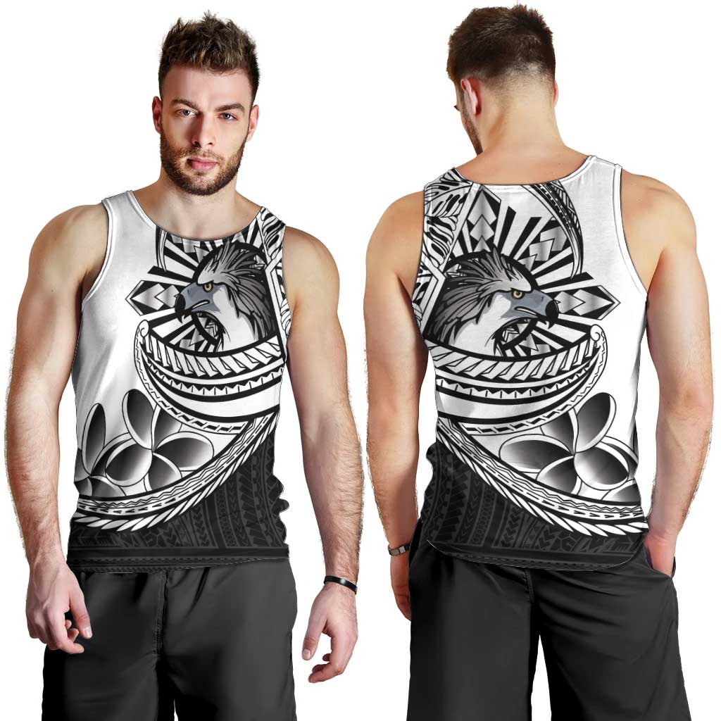 Philippines Eagle Sun Men Tank Top Filipino Agila Polynesian Tattoo Black Color