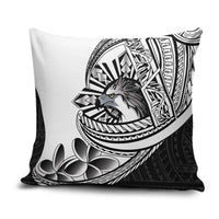 Philippines Eagle Sun Pillow Cover Filipino Agila Polynesian Tattoo Black Color