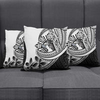 Philippines Eagle Sun Pillow Cover Filipino Agila Polynesian Tattoo Black Color