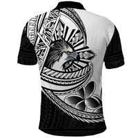 Philippines Eagle Sun Polo Shirt Filipino Agila Polynesian Tattoo Black Color