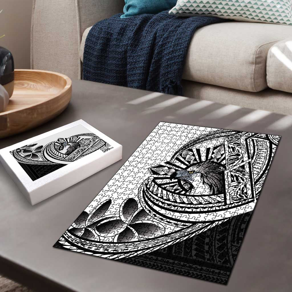 Philippines Eagle Sun Puzzle Filipino Agila Polynesian Tattoo Black Color
