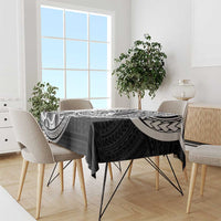 Philippines Eagle Sun Tablecloth Filipino Agila Polynesian Tattoo Black Color