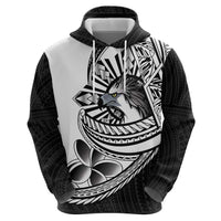 Philippines Eagle Sun Zip Hoodie Filipino Agila Polynesian Tattoo Black Color