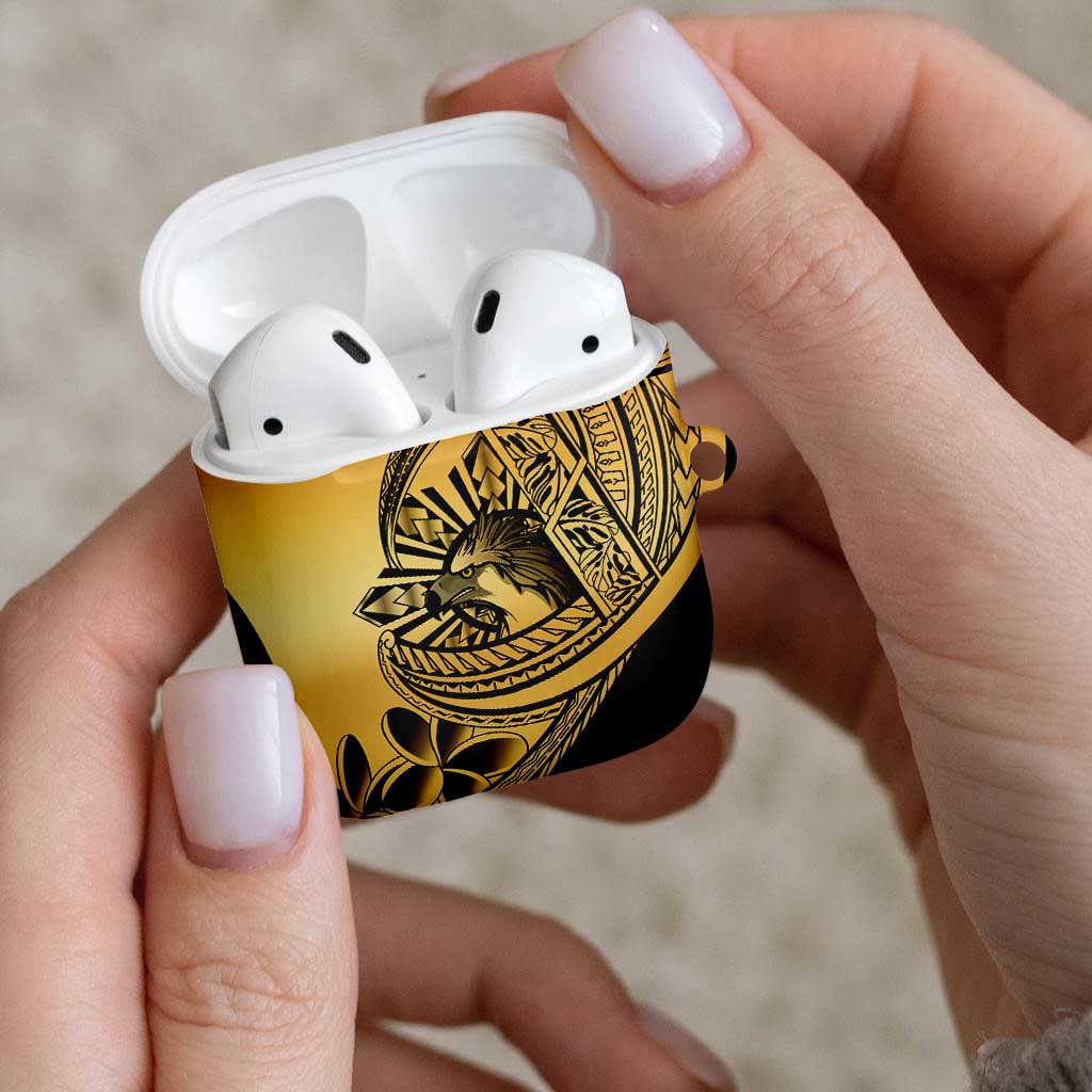 Philippines Eagle Sun AirPods Case Filipino Agila Polynesian Tattoo Gold Color LT14 - Polynesian Pride