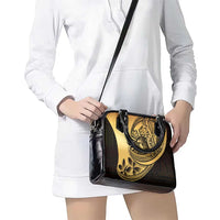 Philippines Eagle Sun Shoulder Handbag Filipino Agila Polynesian Tattoo Gold Color