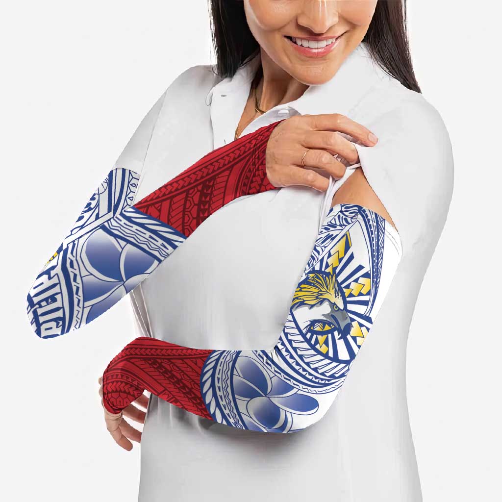 Philippines Eagle Sun Arm Sleeves Filipino Agila Polynesian Tattoo Flag Color