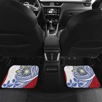 Philippines Eagle Sun Car Mats Filipino Agila Polynesian Tattoo Flag Color