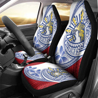 Philippines Eagle Sun Car Seat Cover Filipino Agila Polynesian Tattoo Flag Color