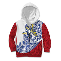 Philippines Eagle Sun Kid Hoodie Filipino Agila Polynesian Tattoo Flag Color