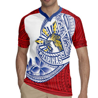Philippines Eagle Sun Rugby Jersey Filipino Agila Polynesian Tattoo Flag Color