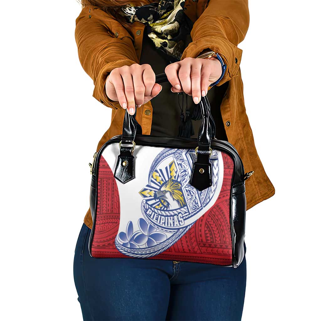 Philippines Eagle Sun Shoulder Handbag Filipino Agila Polynesian Tattoo Flag Color