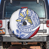 Philippines Eagle Sun Spare Tire Cover Filipino Agila Polynesian Tattoo Flag Color