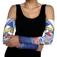 Filipino American History Month Arm Sleeves Philippines Agila USA Eagle Mix Flag