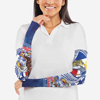 Filipino American History Month Arm Sleeves Philippines Agila USA Eagle Mix Flag