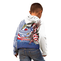 Filipino American History Month Kid Hoodie Philippines Agila USA Eagle Mix Flag
