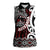 Personalised Aotearoa Bulldog Women Sleeveless Polo Shirt New Zealand Maori Taniko Art
