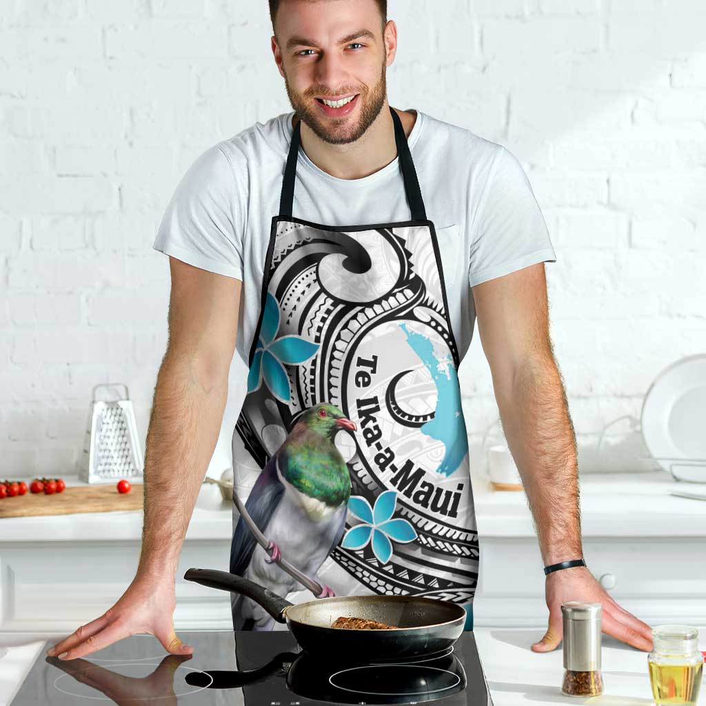 Aotearoa Te Ika-a-Maui Apron South Island Kekeru Maori Koru LT14 - Polynesian Pride