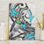 Aotearoa Te Ika-a-Maui Canvas Wall Art South Island Kekeru Maori Koru