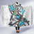 Aotearoa Te Ika-a-Maui Hooded Blanket South Island Kekeru Maori Koru