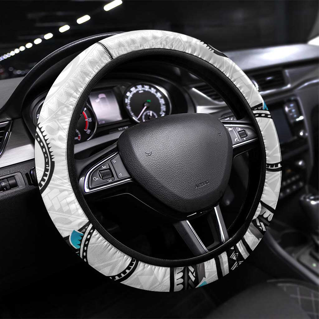 Aotearoa Te Ika-a-Maui Steering Wheel Cover South Island Kekeru Maori Koru