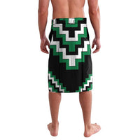 Green Aotearoa Taniko Poutama Patikitiki Lavalava