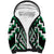 Green Aotearoa Taniko Poutama Patikitiki Sherpa Hoodie