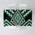 Green Aotearoa Taniko Poutama Patikitiki Tablecloth