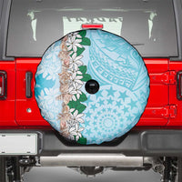 Cook Islands Tiare Maori With Conch Shell Spare Tire Cover Pasifika Fest Polynesian Tattoo Turquoise