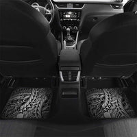 Cook Islands Tiare Maori With Conch Shell Car Mats Pasifika Fest Polynesian Tattoo Black