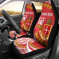 Personalised Kolisi Tonga College Atele Car Seat Cover Mate Maa Tonga 142 Years Anniversary LT14 - Polynesian Pride