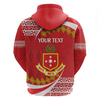 Personalised Kolisi Tonga College Atele Hoodie Mate Maa Tonga 142 Years Anniversary