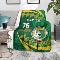 Personalised Tonga Liahona-Saineha High School Blanket Happy 76 Years Anniversary