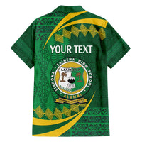 Personalised Tonga Liahona-Saineha High School Family Matching Puletasi and Hawaiian Shirt Happy 76 Years Anniversary LT14 - Polynesian Pride