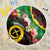 Long God Yumi Stanap Vanuatu Beach Blanket Tropical Flowers Aboriginal Pattern