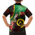 Long God Yumi Stanap Vanuatu Family Matching Long Sleeve Bodycon Dress and Hawaiian Shirt Tropical Flowers Aboriginal Pattern