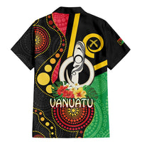 Tamtam Drum Vanuatu Family Matching Mermaid Dress and Hawaiian Shirt Boar Tusk Aboriginal Flag Style LT14 - Polynesian Pride